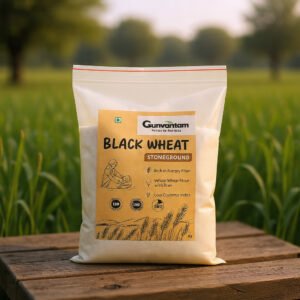 gunvantam farms black wheat flour (kala gehu atta)
