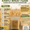 gunvantam farms khapli wheat flour (emmer atta)