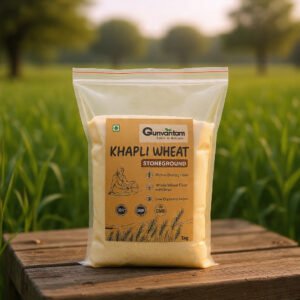 gunvantam farms khapli wheat flour (emmer atta)