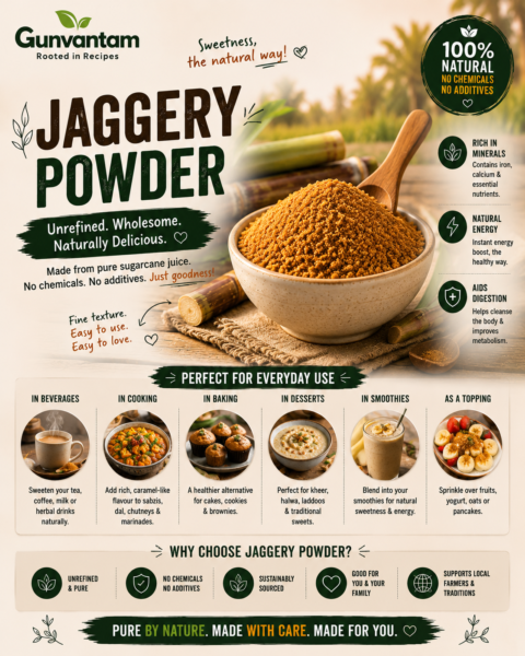 Natural Jaggery Powder natural jaggery powder