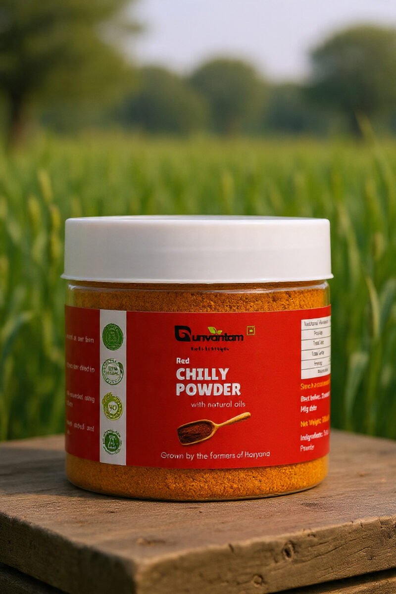 Home gunvantam farms red chilly powder